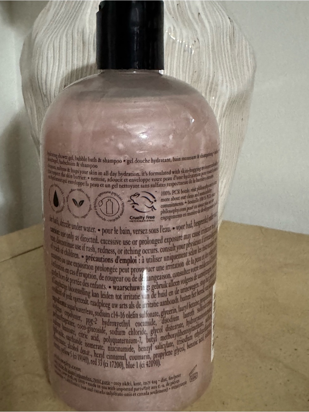 philosophy Vanilla Wonderland Hydrating Shower Gel - 16oz New sealed - Picture 3 of 4